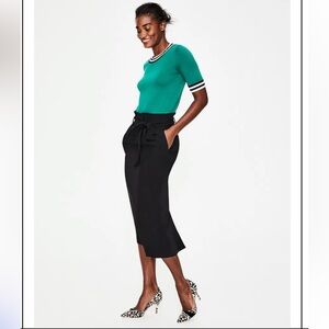 Boden Melina Paperbag Skirt black 10 large